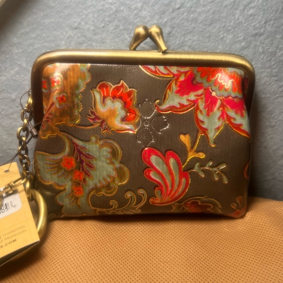 Patricia Nash Handbags - NWT Patricia Nash Borse Leather Coin Purse- Vintage Italian Floral Paisley